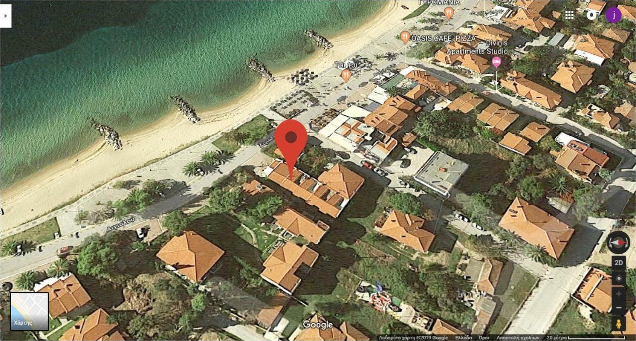 Cute Maisonette No2 On Coastal Sidewalk Нікіті Екстер'єр фото